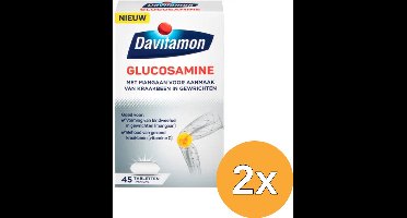 2x Davitamon Glucosamine (45 tabletten)