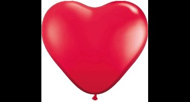 Folat - Ballonnen Hart Rood 8 stuks