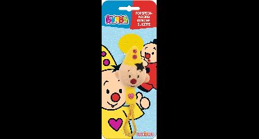 Bumba - Speenkoord - Met pluche Bumba hoofd - Geel