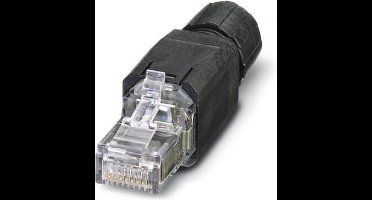 Phoenix Contact VS-08-RJ45-5-Q/IP20 BK . 1658008 Stekker, recht Aantal polen 8 Zwart 1 stuk(s)