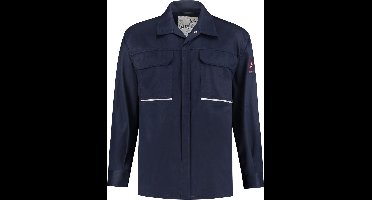 Yoworkwear Blouse vlamvertragend + antistatisch - navy - maat XS