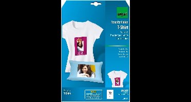 Sigel inkjet transferfolie - A4 - blanco - 10 vel - voor opstrijken op t-shirt - SI-IP651