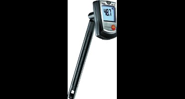 TES ruimte-opnemer rv/temp 605, meetbereik bovenwaarde (vocht) 100%