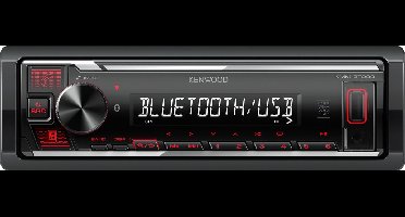 Kenwood KMM-BT209 Autoradio - Rood