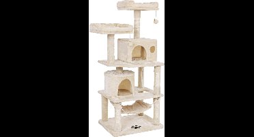 Kattenboom - Multi-Level - Beige - 60 x 50 x 145 cm