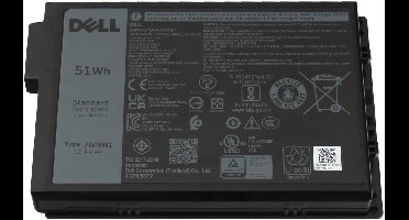 Dell H40H4 Batterij - 51Wh