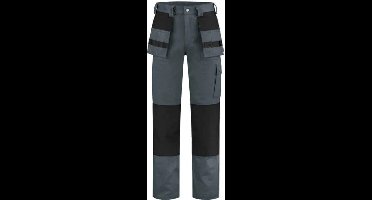 Top Rock Werkbroek 100% katoen WBK100-020 6410 Grijs/Zwart - 6410 - 57