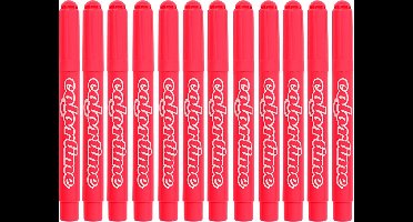 Colortime stift,  5 mm lijn, roze, 12 stuks