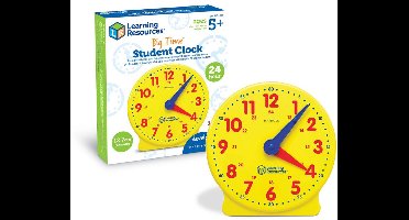 Learning Resources Big Time® educatieve klok - 24-uurs leerspeelgoed voor kinderen. - 5+