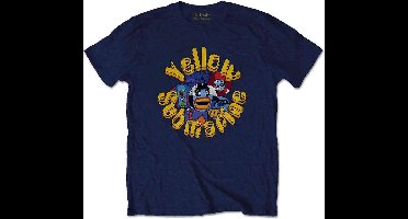 The Beatles - Yellow Submarine Baddies Heren T-shirt - XL - Blauw