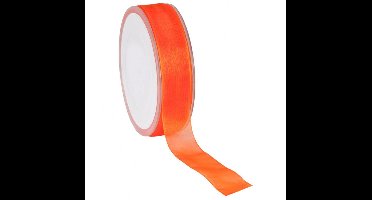 Oranje Organza lint – 3 mm × 50 m – Organza