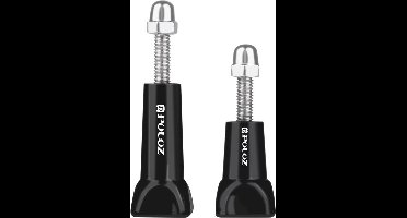 PULUZ Plastic duim knop Standaard lange schroeven + korte schroeven voor  GoPro HERO 7 / 6 / 5 / 5 session / 4 session / 4 / 3+/ 3 / 2 / 1    Xiaoyi nl andere actie Cameras(zwart)