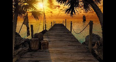 Komar Behang Treasure Island fotobehang