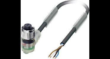 Phoenix Contact 1668302 Sensor/actuator connector, geassembleerd M12 Aantal polen: 4 Bus, haaks 5.00 m 1 stuk(s)