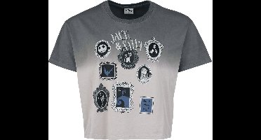 The Nightmare Before Christmas Jack & Sally Dames Oversized T-shirt - grijs - XXL