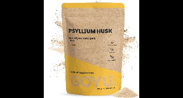 GOYU Psylliumvezels Poeder Biologisch 300 gram - Vezelsupplement - Psyllium husk psylliumvezels poeder - Vlozaadvezels - Vegan - Zonder toevoegingen - Lab getest - 60 dagen voorraad per zakje