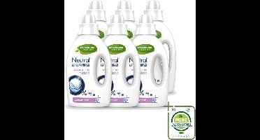 6 x Neutral - Vloeibaar Wasmiddel - Wool & Fine - Gevoelige Huid - 0% Kleurstof & Parfum - 20 Wasbeurten - Grootverpakking - Neutraal Wasmiddel - Hypoallergisch Wasmiddel - Parfumvrij Wasmiddel - Gevoelige Huid - Wasmiddel Voor Babykleding
