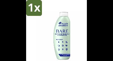 1 x Head & Shoulders - Anti-Roos Shampoo - Bare - Pure Clean - 400 ml - Anti-roos Shampoo - Vette Hoofdhuid - Schone Hoofdhuid - Roosvrije Haar - Milde Shampoo