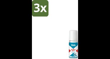 3 x Odorex Depper - Deodorant Roller - Extra Dry - Krachtige Bescherming - 50 ml - Extra Dry - Overmatig Zweten - Droge Oksels - Deodorant Roller - Krachtige Bescherming
