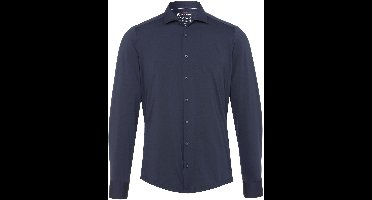Pure H. Tico Overhemd Functional Shirt Ls 4030 21750 124 Plain Dark Blue Mannen Maat - W45