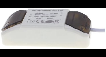 LED Inbouwspots Zilver - 6W – IP44 – 3000K - Dimbaar