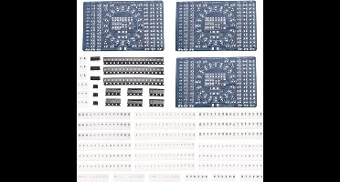 Elektronische Schakelingen Oefenbord - Elektronica Training Kit - DIY Oefenbord - SMD Soldeer Praktijkbord - NE555 CD4017 - Elektronische Componenten - Geschikt voor Beginners - Elektronica Leren - Elektronica Praktijkbord - Elektronica Oefeningen