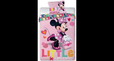 Disney Minnie Mouse Little Helper - Dekbedovertrek - Eenpersoons - 140 x 200 - Roze