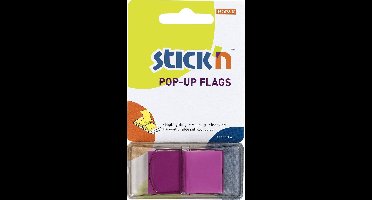 Stick'n Index tabs - 45x25mm - Neon Paars - 50 sticky tabs