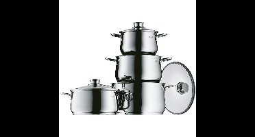 WMF Diadem Pannenset - 4-delig - RVS