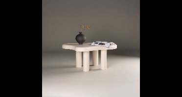 Fjôrd Salontafel Strömstad 71x100cm Wit