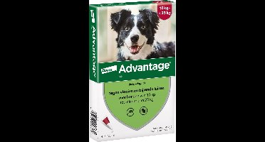 Bayer Advantage 250 Vlooiendruppels Hond 10-25 kg - 4 Pipetten