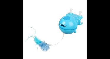 Coockoo - Speelgoed Voor Dieren - Kat - Coockoo Roxy Laserspeelgoed 8x8x10,5cm Blauw - 1st