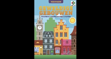 Tactic Selecta Geweldige Gebouwen - Kleur- en Activiteitenboek - Ontdek Beroemde Gebouwen en Architectuur - Puzzelboek voor Kinderen - Vanaf 4 Jaar