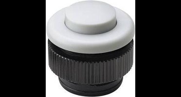 Grothe 61032 Belknop 1-voudig Wit 12 V/1,5 A