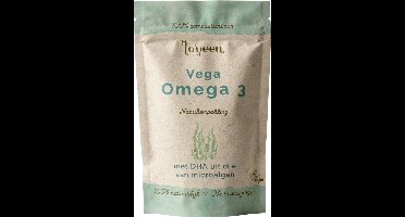 Laveen Vega Omega 3 Navulverpakking - 30 softgels - Plantaardig - Rijk aan DHA - Vegan - 100% natuurlijk