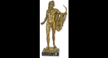 Bronzen beeld - Apollo Belvedere - sculptuur - 61,2 cm hoog