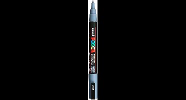 Verfstift Posca PC3M F leisteengrijs