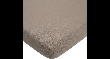 Meyco Baby Uni Hoeslaken Wieg - 40 x 80/90 cm - Jersey - Dark Taupe
