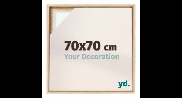yd, Baklijst 70x70 cm Beuken - Lijst voor Canvasdoek - MDF Lyon