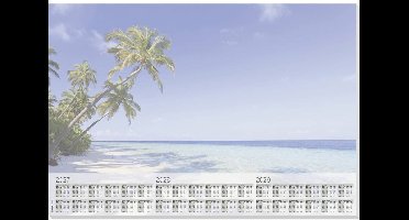 Sigel H7470 Bureau onderlegger 3-jaarskalender 2027, 2028, 2029 (b x h) 59.5 cm x 41 cm 30 vellen 1 stuk(s) H7470
