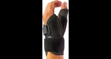 Basko Rhizocare Duimorthese Polsband - Duim Spalk - CMC Duim Support - Links - Maat XL 19-21 cm - Zwart