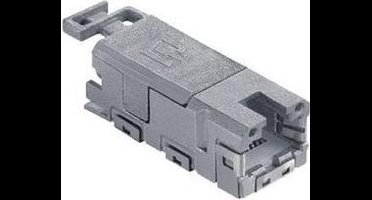 Metz Connect 1401100810MI RJ45-inbouwbus Koppeling, recht Aantal polen: 8P8C Grijs 1 stuk(s)