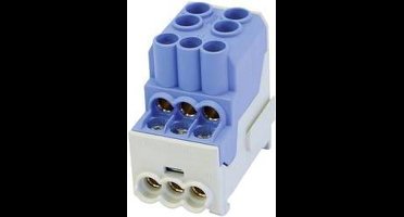 HoraeTec 080010-1-4 Onderverdeelblok Blauw 1-polig