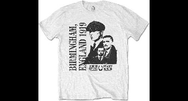Peaky Blinders - England 1919 Heren T-shirt - M - Wit