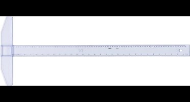 Tekenhaak Aristo GeoCollege 75cm transparant | 5 stuks