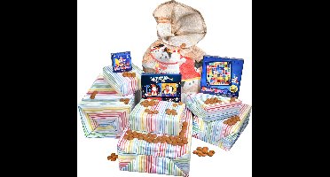 Schoencadeautjes Sinterklaas - Puzzel & Spelpakket met Gratis Jute Zak, 4-in-1 Puzzel, Mini Puzzel en Pakjesspel - Leuk Sinterklaas Cadeau voor Kinderen vanaf 3 Jaar