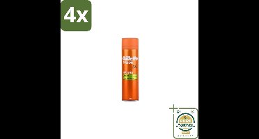 Gillette Fusion 5 Scheergel - Ultra Sensitive - 200 ml - Voordeelverpakking - 4 stuks - Scheren - Comfort