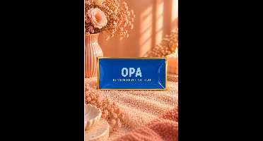 Opa is mijn beste vriend – Decoratiebordje | Glazen bord met tekst | Decoratie | Cadeau | Wonen | Gebaksbord | Dessertbord | Humor | Liefde | Opa | Vaderdag