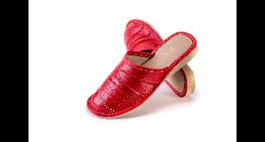 Dames pantoffels MAXIMUS rood leer maat 37
