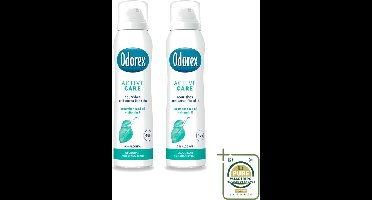 2 x Odorex - Deodorant Spray - Active Care - Actieve Bescherming - 150 ml - Deodorant Spray - Actieve Bescherming - Zweet En Geur - Gevoelige Huid - Vitamine E